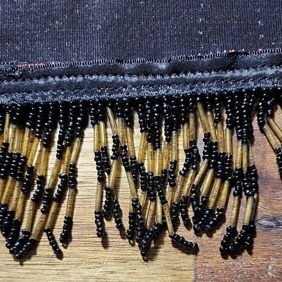 Vintage Joseph Ribkoff 90's Beaded Camisole & Jacket Metallic Thread Size 8 - Picture 6 of 10